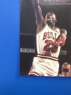 1989-90 Michael Jordan Chicago Bulls AWESOME PROMO!!! Not Fleer Skybox Or Hoops - Image 2