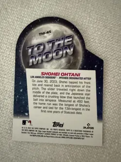 2024 Topps Big League To the Moon Die-Cuts #TM-45 Shohei Ohtani Dodgers - Image 2