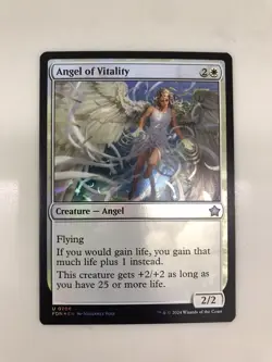 Angel of Vitality Foil MTG Magic the Gathering Card NM Near Mint FDN - Image 1