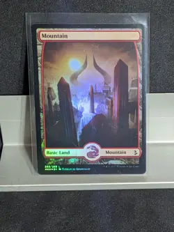 Mountain 253 FULL ART FOIL X1 LP Amonkhet MTG - Image 1