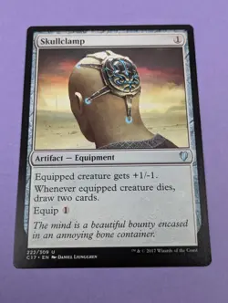 MTG Magic: Commander 2017: Skullclamp #222/309 Uncommon - NM - Image 1