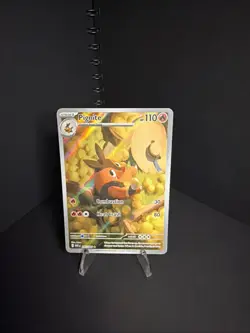 Pokemon TCG Pignite White Flare Full Illustration Rare Card 097/086 Mint - Image 1