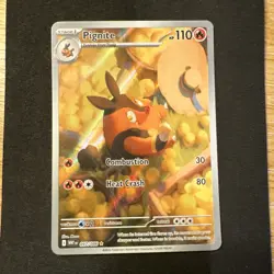 Pokemon TCG Pignite White Flare Full Illustration Card 097/086 English Rare - Image 1