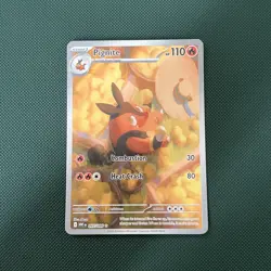 Pokemon TCG Pignite White Flare Full Illustration Card 097/086 English Rare - Image 1