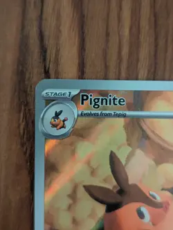 Pokemon TCG Pignite White Flare Card 097/086 (Illustration Rare) Near Mint - Image 3