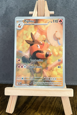 Pignite White Flare Full Illustration Rare Card Pokemon TCG 097/086 NM English - Image 1