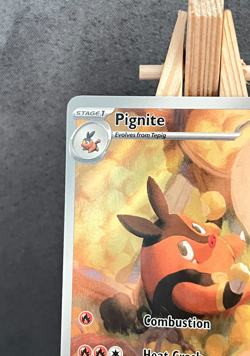 Pignite White Flare Full Illustration Rare Card Pokemon TCG 097/086 NM English - Image 3