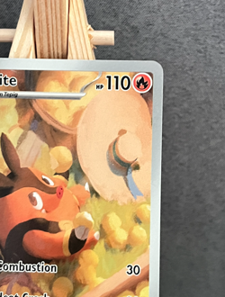 Pignite White Flare Full Illustration Rare Card Pokemon TCG 097/086 NM English - Image 4
