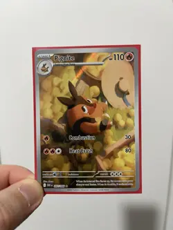 Pokemon TCG Pignite White Flare Full Illustration Rare Card 097/086 - Image 1