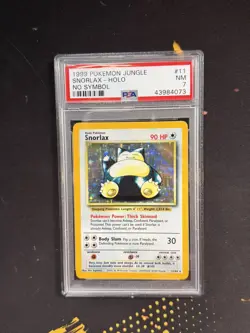 Pokemon Snorlax Jungle Holo 11/64 PSA 7 English TCG 1999 No Symbol - Image 1