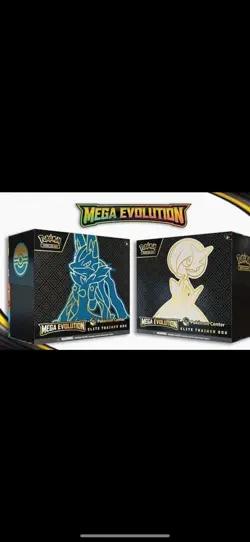 PRESALE Pokemon TCG Mega Evolution Pokemon Center Elite Trainer Box ETB Set of 2 - Image 1