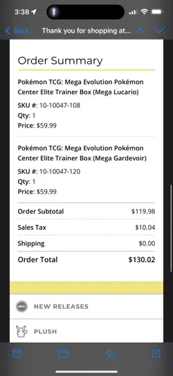 PRESALE Pokemon TCG Mega Evolution Pokemon Center Elite Trainer Box ETB Set of 2 - Image 2