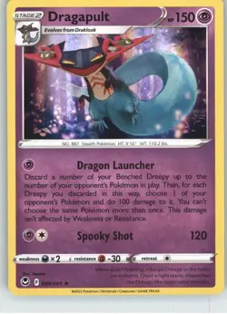 Dragapult 089/195 Holo Rare Silver Tempest Pokemon Near Mint - Image 1