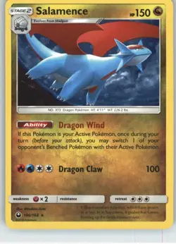 Salamence 106/168 Holo Rare Celestial Storm Pokemon Near Mint - Image 1
