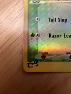 Pokemon Treecko 76/109 Ruby and Sapphire Reverse Holo LP - Image 5