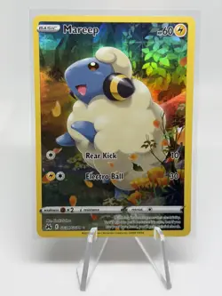 Mareep GG34/GG70 SWSH: Crown Zenith: Galarian Gallery Ultra Rare Holo Pokemon NM - Image 1