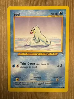 Seel 81/105 Common Neo Destiny Unlimited Pokemon DMG 2002 Vintage WOTC - Image 1