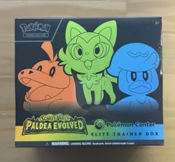 Pokemon Center EXCLUSIVE Paldea Evolved Elite Trainer Box ETB SEALED - Image 1