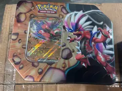 Pokemon TCG - Slashing Legends Zacian & Koraidon Pokemon Tins Set of 2 - SEALED - Image 4