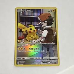 Pikachu 241/236 Secret Rare Full Art Holo SM Cosmic Eclipse - Image 1