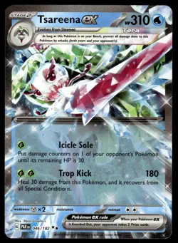 Pokemon TCG SV04: Paradox Rift #046/182 Tsareena ex NM - Image 1