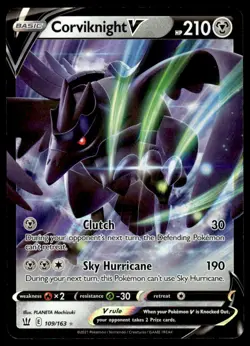 Pokemon TCG Battle Styles #109/163 Corviknight V NM - Image 1