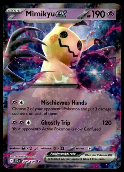 Pokemon TCG Journey Together #069/159 Mimikyu EX NM - Image 1