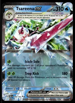 Pokemon TCG SV04: Paradox Rift #046/182 Tsareena ex NM - Image 1