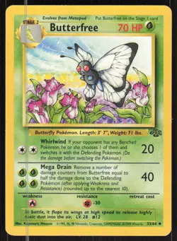 Pokemon TCG Jungle #33/64 Butterfree LP - Image 1