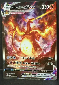 Pokemon 2022 Shield & Sword Charizard VMAX SWSH261 Black Star Promo NM - Image 3