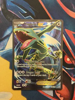 Pokemon Rayquaza EX 104/108 Roaring Skies Full Art Holo ENG 2015 - Image 1