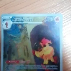 Pokemon Armarouge 203/198 SV01 Scarlet & Violet Illustration Rare Holo Stage 1 - Image 3