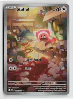 Pokemon - Stufful - 154/132 ME01: Mega Evolution - Illustration Rare - NM - Image 1