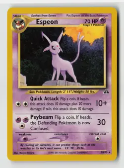Pokemon - Espeon (20) - 20/75 Neo Discovery - Rare - NM - Image 1