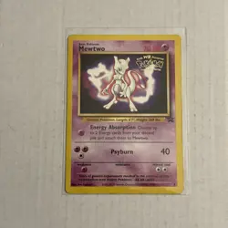 Mewtwo Black Star Promo #3 - Pokemon the First Movie 1999. Pk002521 - Image 1
