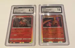 Charizard Pokemon Holo Japanese 2 Slab CGC Graded Lot - Image 1