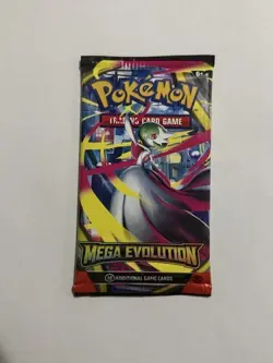Pokemon Mega Evolution Booster Pack English Factory Sealed Random Art - Image 1