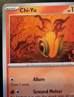 Chi-Yu 039/167 Uncommon Scarlet & Violet: Twilight Masquerade Pokemon TCG - Image 2