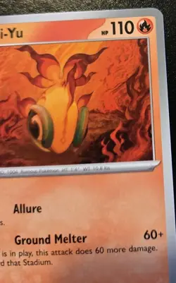 Chi-Yu 039/167 Uncommon Scarlet & Violet: Twilight Masquerade Pokemon TCG - Image 3