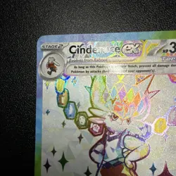 Pokemon TCG Cinderace ex 157/142 Sv07 Stellar Crown UR Full Art Holo 320 HP EN - Image 2