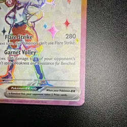Pokemon TCG Cinderace ex 157/142 Sv07 Stellar Crown UR Full Art Holo 320 HP EN - Image 4