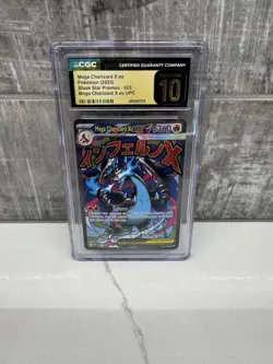 Pokemon Mega Charizard X ex Promo Holo 023 Me: Mega Evolution CGC Pristine 10 - Image 1