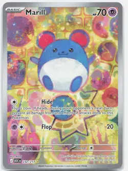 Marill 232/217 Illustration Rare Ascended Heroes Pokemon Holo Near Mint - Image 1