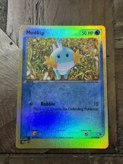 Mudkip Ruby and Sapphire Reverse Holo 59/109 2003 Pokemon TCG VLP - Image 1