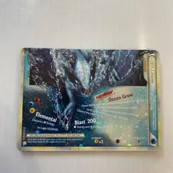 Pokemon tcg Lugia Legend HeartGold SoulSilver Holo Card 114/123 Bottom MP - Image 1
