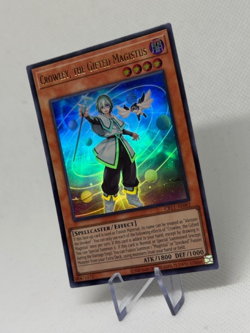 Crowley, the Gifted Magistus CR11-AE082 Ultra Rare AE NM YuGiOh - Image 3
