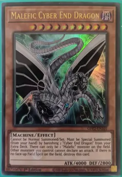 Malefic Cyber End Dragon - GFP2-EN101 - Ultra Rare - 1st Edition - Yugioh - Image 1