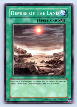 Demise of the Land - LODT-EN047 - Common - Yugioh - Image 1