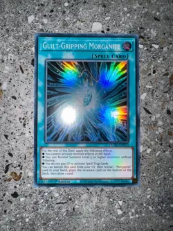 Yugioh TCG Guilt-Gripping Morganite DUAD-EN070 Super Rare 1st Edition EU NM-M - Image 3