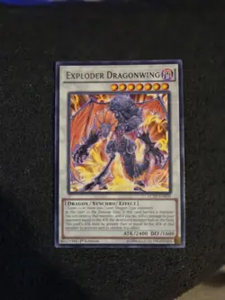Yugioh- Exploder Dragonwing - Rare 1st Edition LC5D-EN070 - Image 1